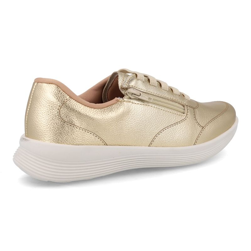 Usaflex Tenis Casual UC06007005 Ouro Light Couro_6__