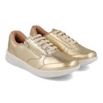 Usaflex Tenis Casual UC06007005 Ouro Light Couro_7__