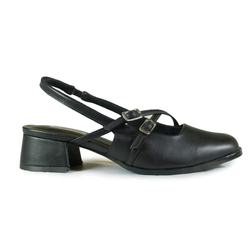 Sapato-Feminino-Salto-Bloco-Slingback-Fivelas-Quiz