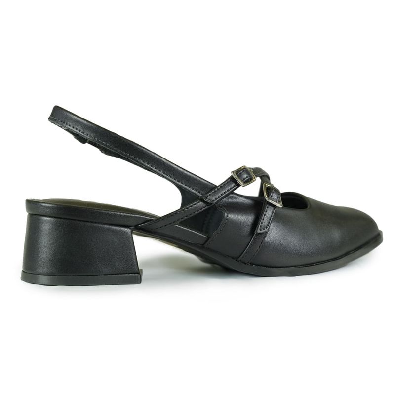 Sapato-Feminino-Salto-Bloco-Slingback-Fivelas-Quiz