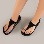 Beira Rio Sandalia 8524-109-29416-15745 Preto Nobuck Lisboa -8-