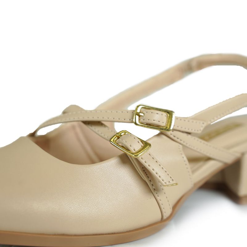 Sapato-Feminino-Salto-Bloco-Slingback-Fivelas-Quiz