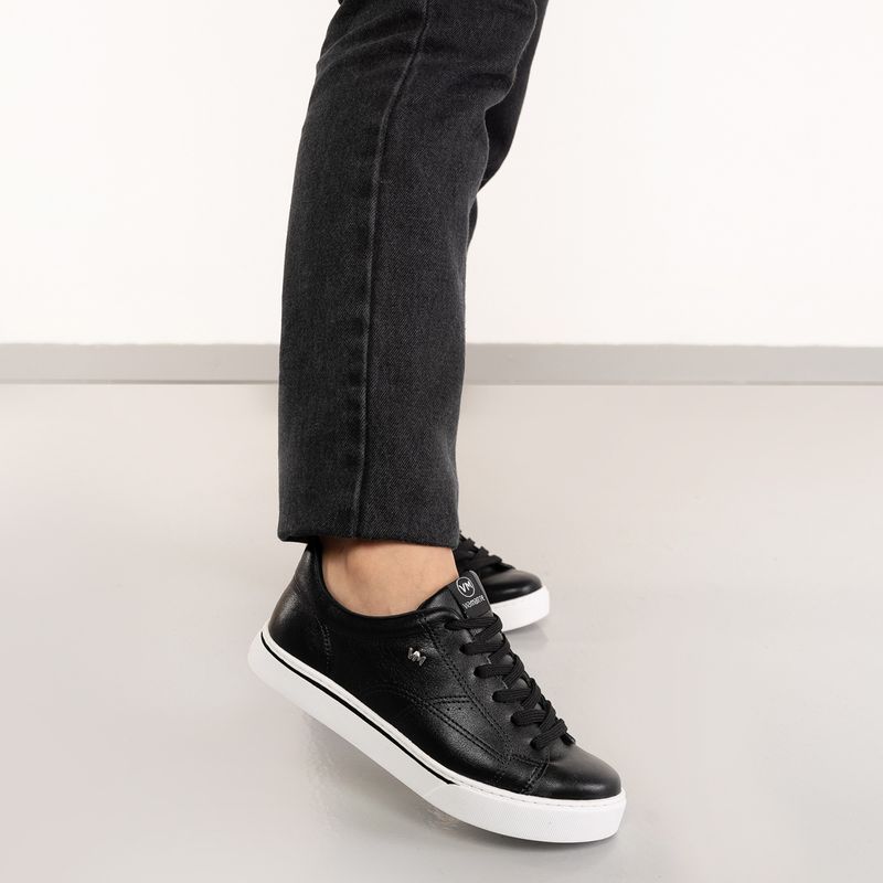 Via Marte Tenis Casual 016008-01 Preto -4-