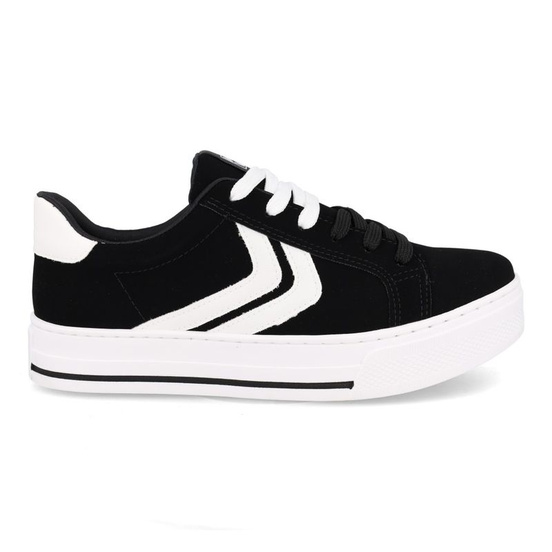 Via Marte Tenis Casual 027025-02 Preto-Branco Nobuck-Napa_2__