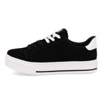 Via Marte Tenis Casual 027025-02 Preto-Branco Nobuck-Napa_4__