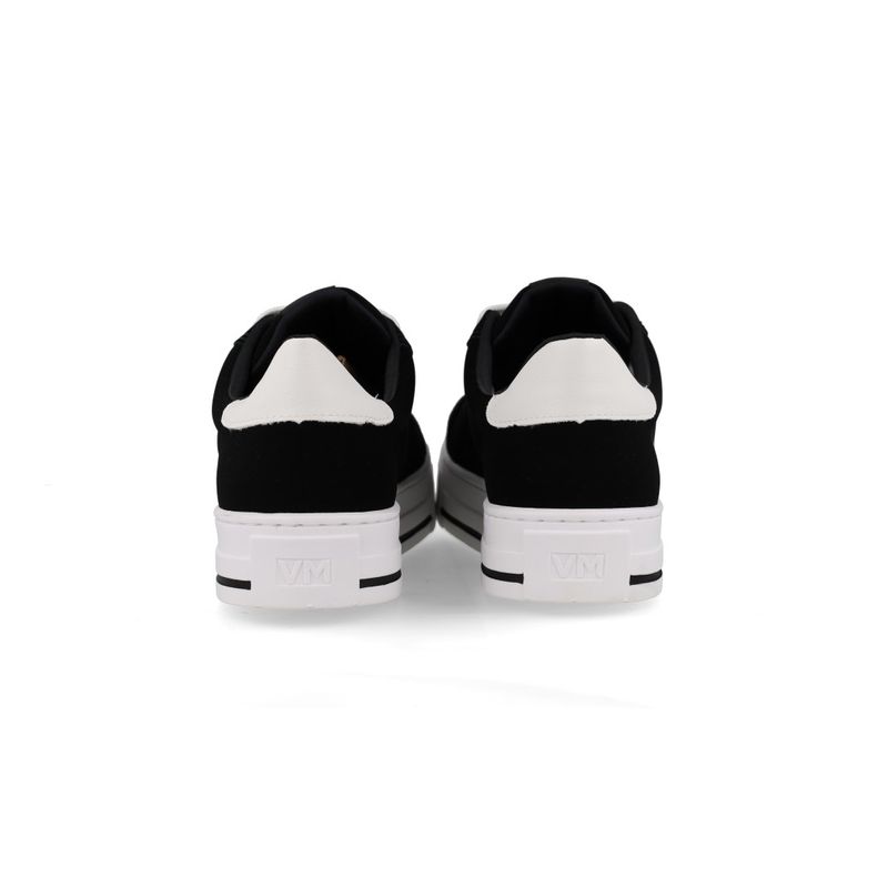 Via Marte Tenis Casual 027025-02 Preto-Branco Nobuck-Napa_6__