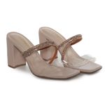 Tamanco-Feminino-Brilho-Salto-Grosso-Vinil-Via-Marte