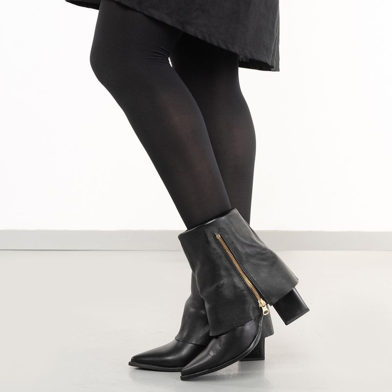 Osc Bota 2450-4 B Preto Napa Soft -14-