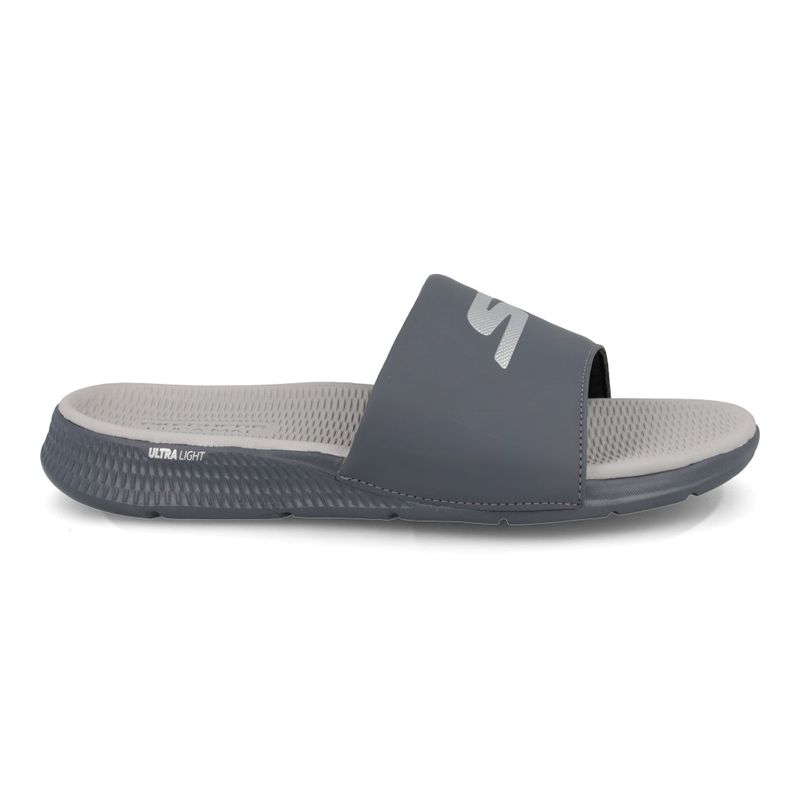 Skechers Chinelo GO CONSISTENT 229030BR-GRY Cinza Escuro Sint_3_999999992516303_