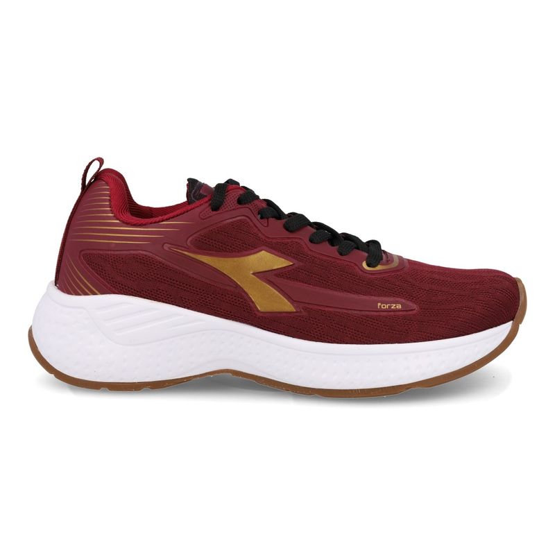 Diadora Tenis DFAR061-03 FORZA Vinho-Dourado Sint_3__