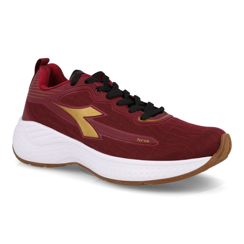 Diadora Tenis DFAR061-03 FORZA Vinho-Dourado Sint_4__