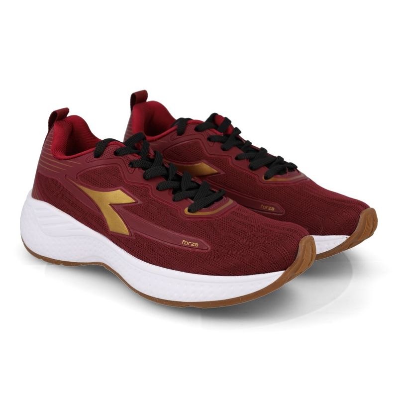 Diadora Tenis DFAR061-03 FORZA Vinho-Dourado Sint_9__