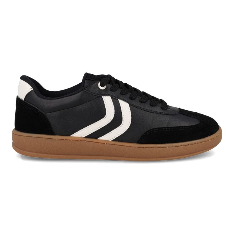 M Shuz Tenis Casual SD251611 Preto-Branco Camurca-Napa_3_999999992636445_