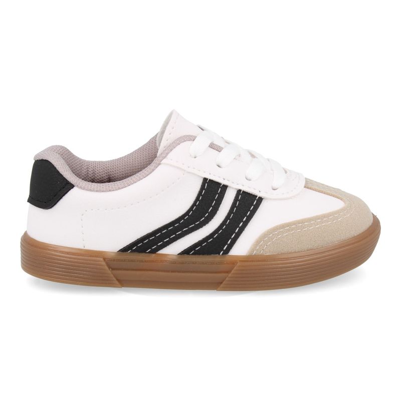 Molekinho Tenis 2136-174-17063-96637 Branco-Branco Off-Preto Sint_2__