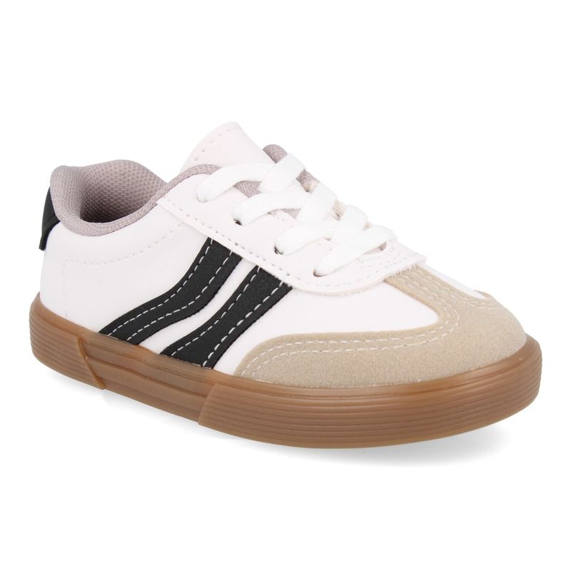 Molekinho Tenis 2136-174-17063-96637 Branco-Branco Off-Preto Sint_5__