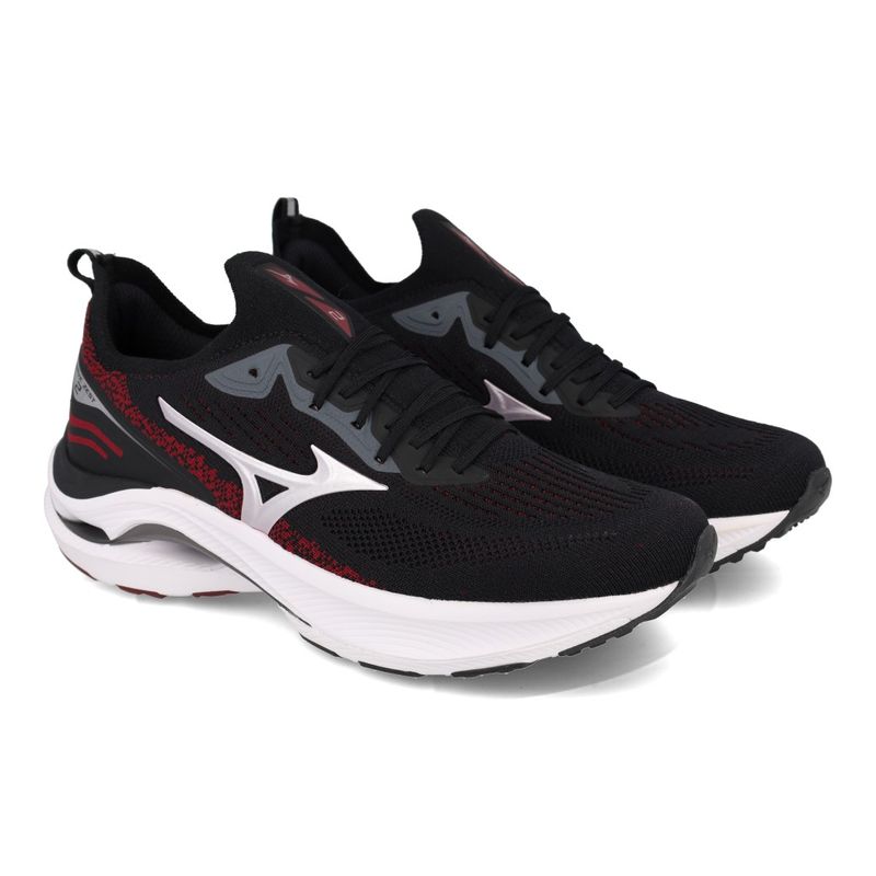 Mizuno Tenis W ZEST 2 101117117-PTOVMH Preto-Vermelho Sint_9__
