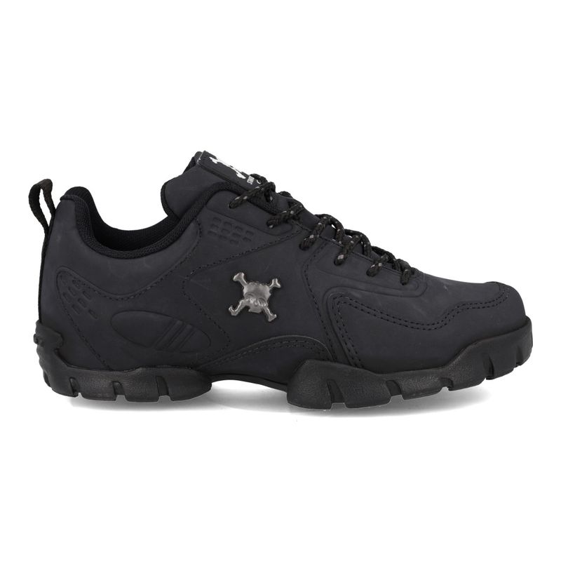 OAKLEY TENIS STRATUS SKULL FOF100624-001 Preto COURO_3__
