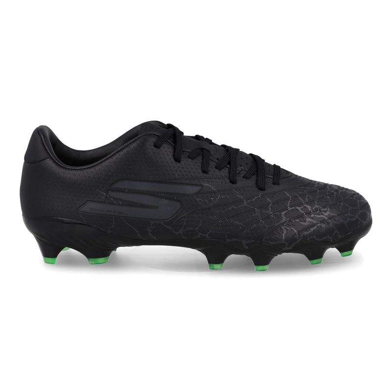 Skechers Chuteira SKX GOLD FG 252017-BKSL Preto-Prata Sint_3__