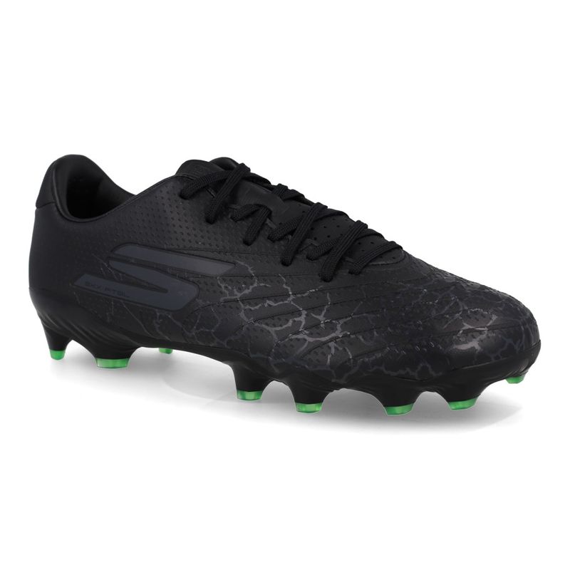 Skechers Chuteira SKX GOLD FG 252017-BKSL Preto-Prata Sint_4__