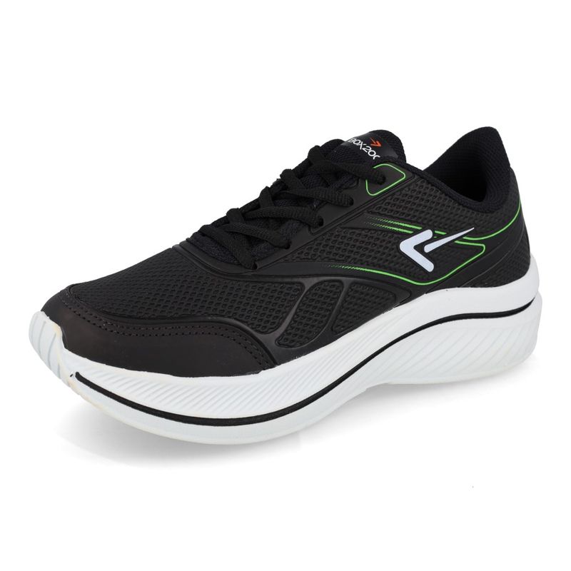 Box200 Tenis BOX BX2489-146 Preto-Verde Limao Sint_10__
