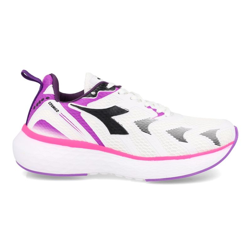 Diadora Tenis DFAR058-05 COSMICO Branco-Roxo-Rosa Sint_3__