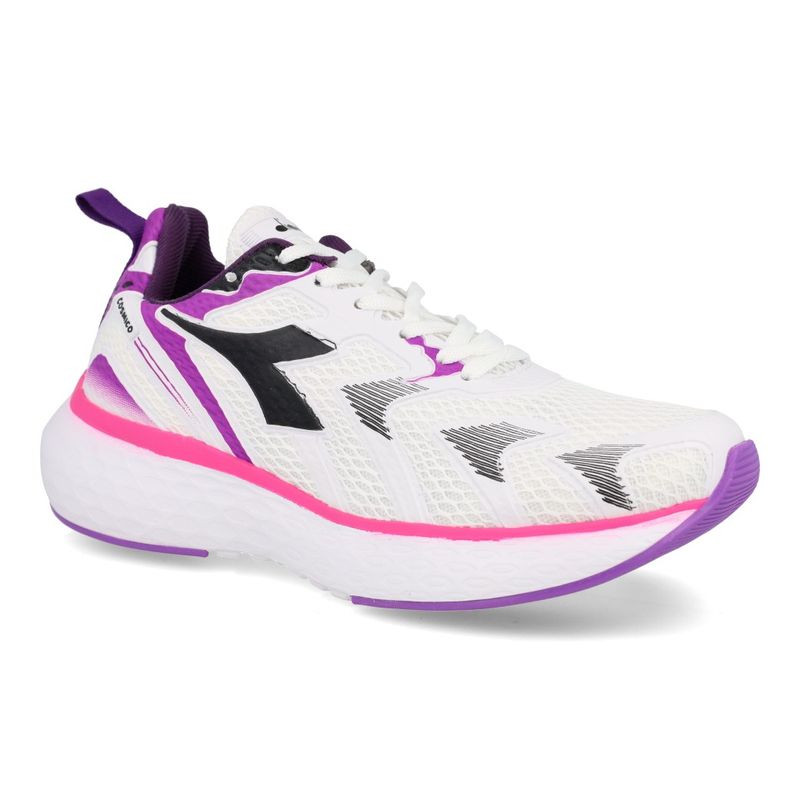 Diadora Tenis DFAR058-05 COSMICO Branco-Roxo-Rosa Sint_4__