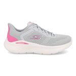 Skechers Tenis GO RUN LITE 896313BR-GYPK Cinza Escuro-Rosa Choque_3__
