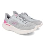 Skechers Tenis GO RUN LITE 896313BR-GYPK Cinza Escuro-Rosa Choque_9__