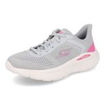 Skechers Tenis GO RUN LITE 896313BR-GYPK Cinza Escuro-Rosa Choque_10__
