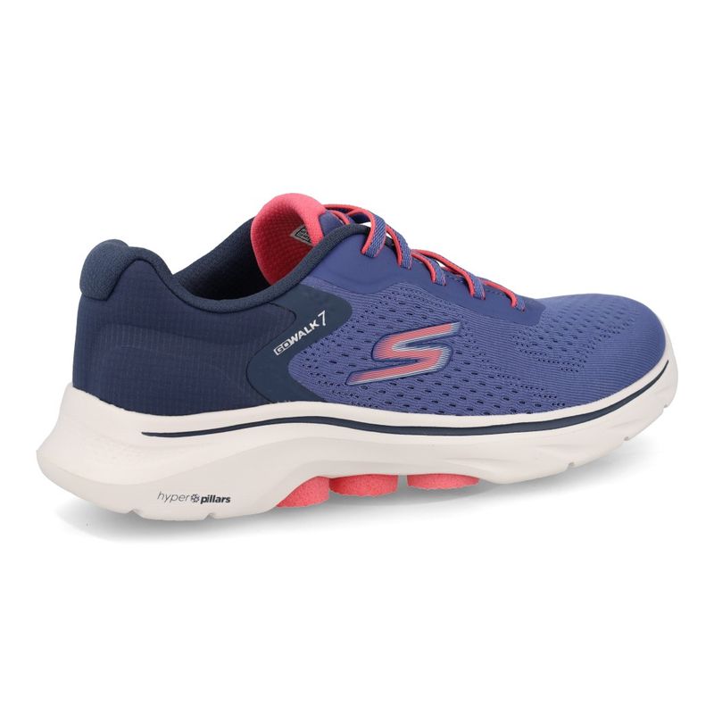 Skechers Tenis GO WALK 7 125215-NVCL Azul EScuro-Coral Sint_6__