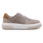 Democrata Tenis Casual 623101-002 Off WhiteGrey Couro -4-