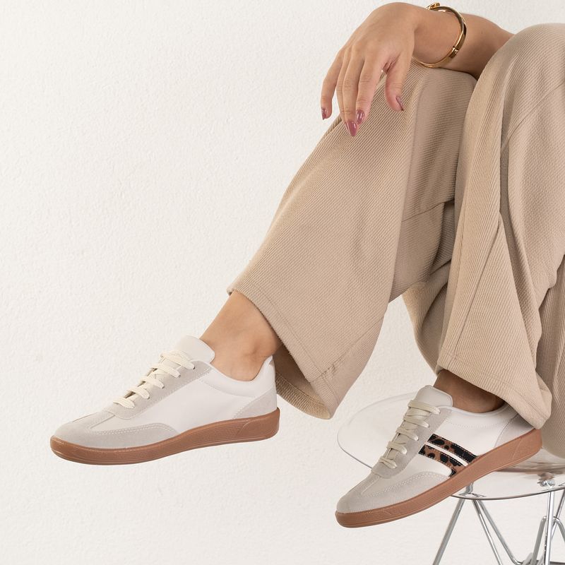 M Shuz Tenis Casual PU620MSH Off WhiteOncaRosado Sint -9-