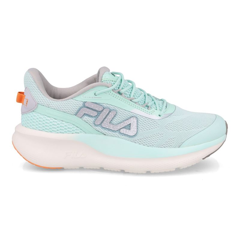 Fila Tenis FIRE F02TR00019-6241 Verde Agua-Prata-Laranja Sint_3__