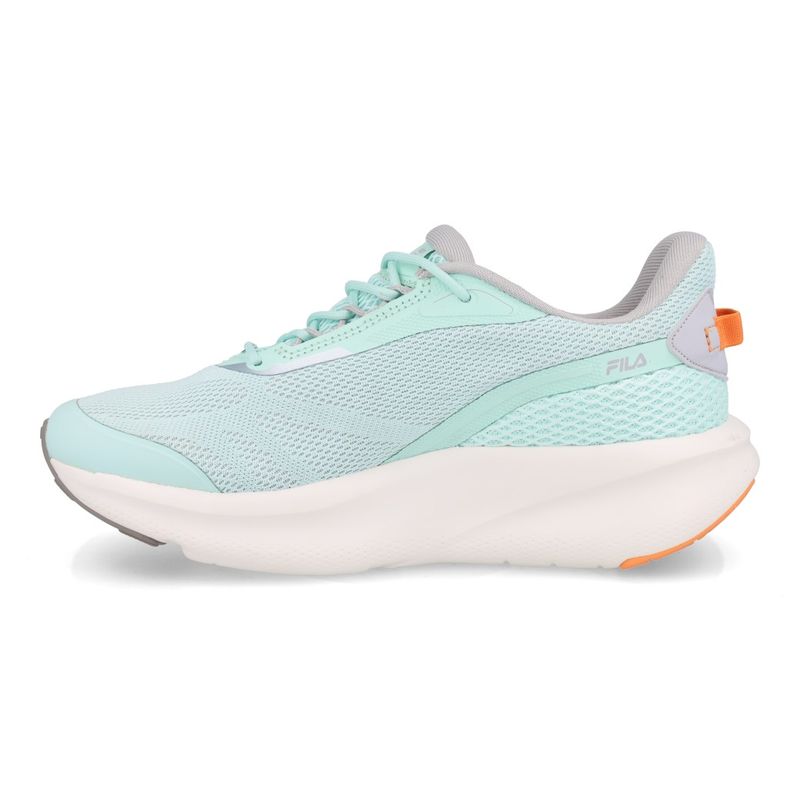 Fila Tenis FIRE F02TR00019-6241 Verde Agua-Prata-Laranja Sint_5__