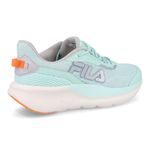 Fila Tenis FIRE F02TR00019-6241 Verde Agua-Prata-Laranja Sint_6__