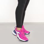Diadora Tenis 101179360-D0252 FINALE W CLAY Rosa AchilleaBcoBlu Stampa Sint -11- voltar