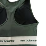 New Balance Top WB41048B-NWG F ESSENTIALS ACTI Verde Folha Poliamida -6-