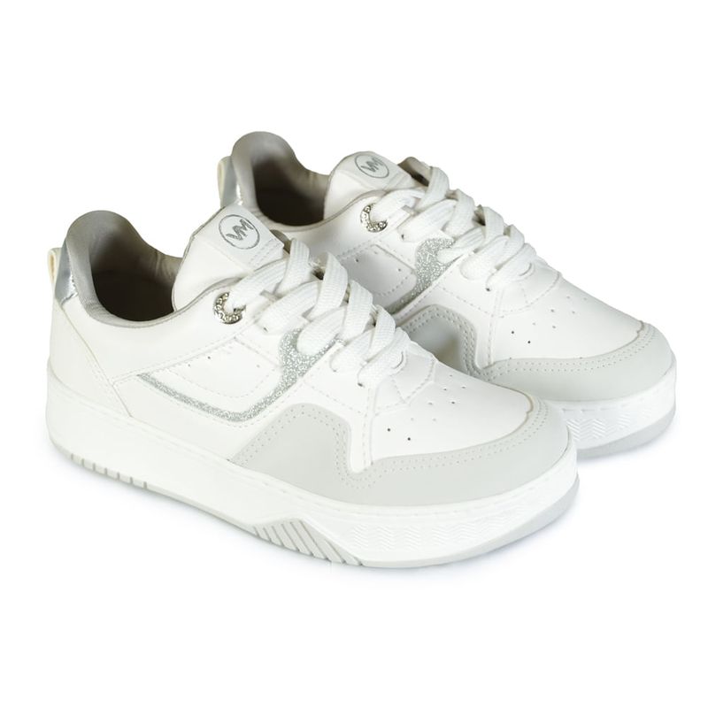 Tenis-Feminino-Casual-Via-Marte-Branco-Cinza