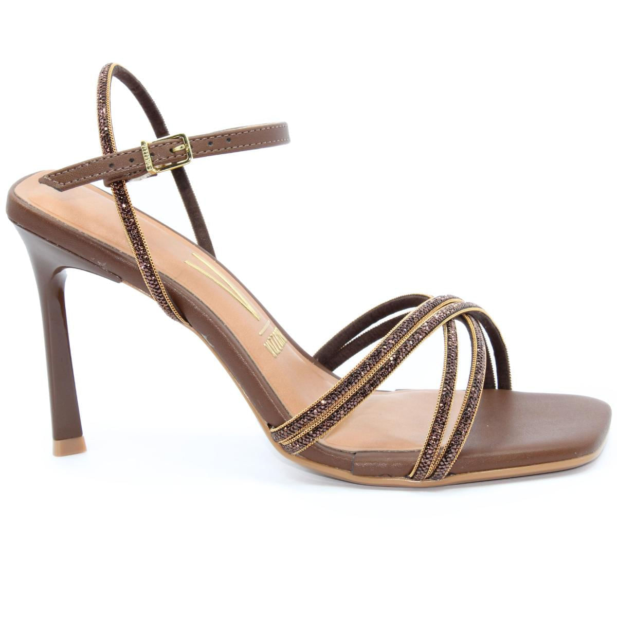 Sandalia Birken Loja Vizzano Online Sandalia Tira Fina Vizzano