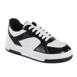 Tenis-Branco-e-Preto-Done-Head-Casual-Unissex