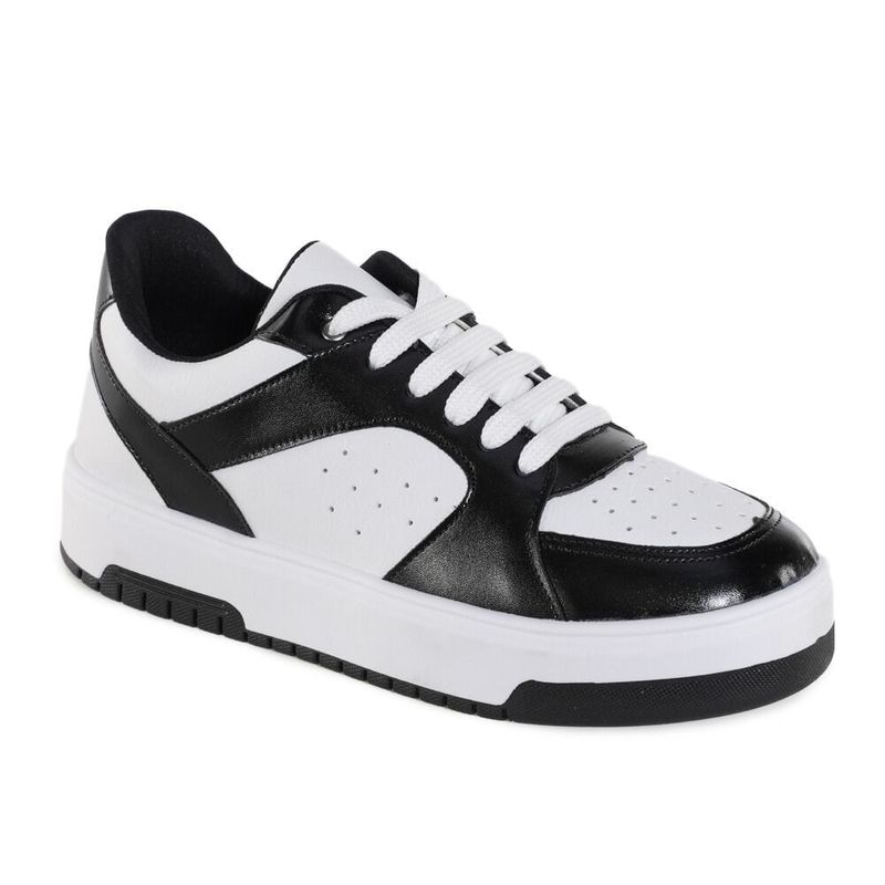 Tenis-Branco-e-Preto-Done-Head-Casual-Unissex