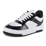 Tenis-Branco-e-Preto-Done-Head-Casual-Unissex