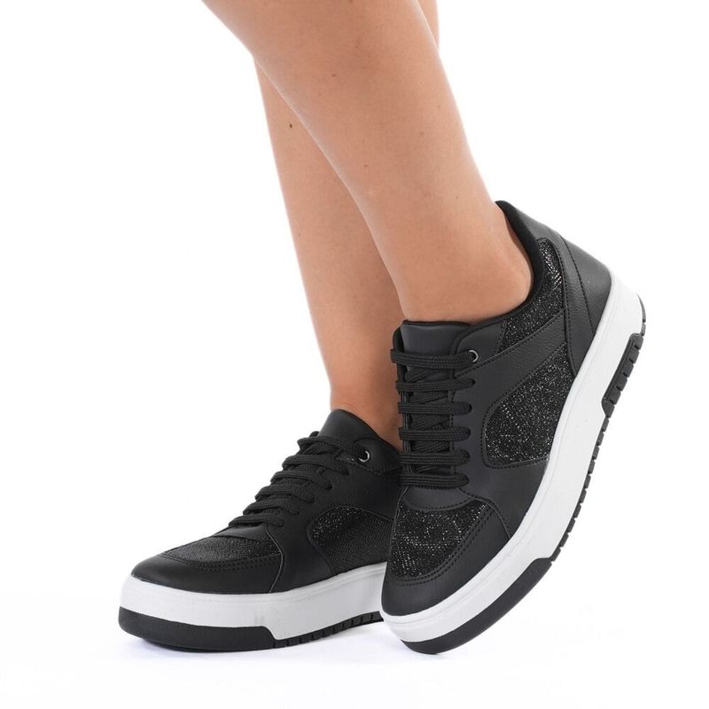 Tenis-Preto-e-Branco-Done-Head-Casual-Unissex