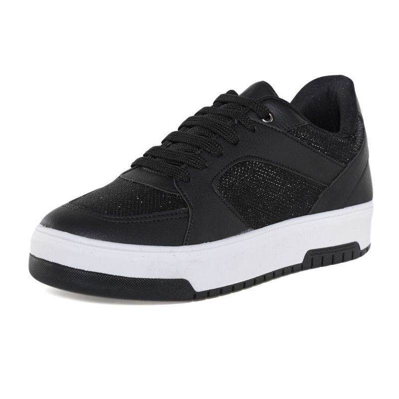 Tenis-Preto-e-Branco-Done-Head-Casual-Unissex