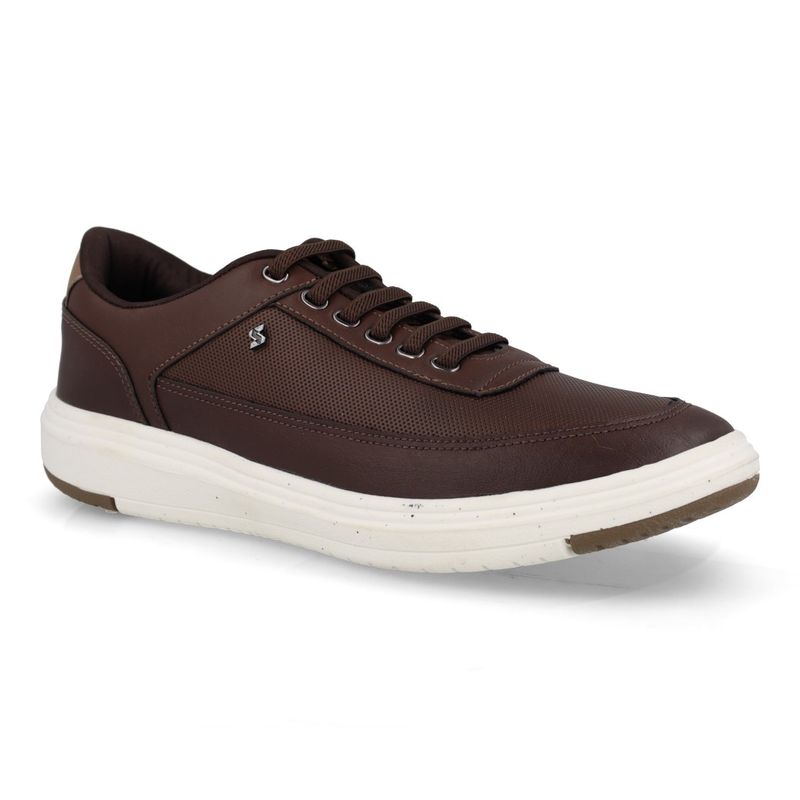 Cazzac Tenis Casual 106 CAZ SPA 33C Marrom Couro_4_999999992574237_