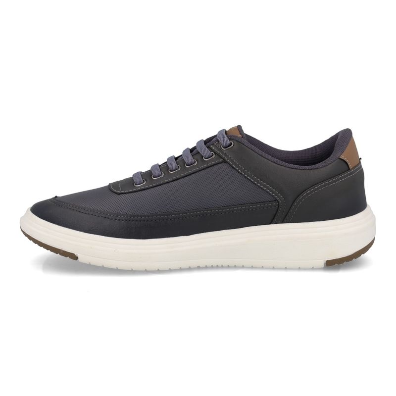 Cazzac Tenis Casual 106 CAZ SPA 33D Chumbo Couro_5_999999992574246_