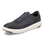 Cazzac Tenis Casual 106 CAZ SPA 33D Chumbo Couro_8_999999992574246_