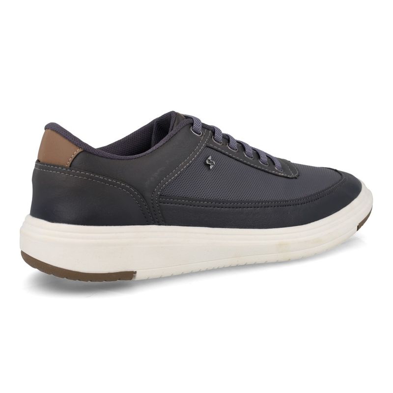 Cazzac Tenis Casual 106 CAZ SPA 33D Chumbo Couro_6_999999992574246_