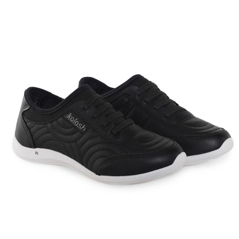 Tenis-Feminino-Casual-Costura-Kolosh-Preto