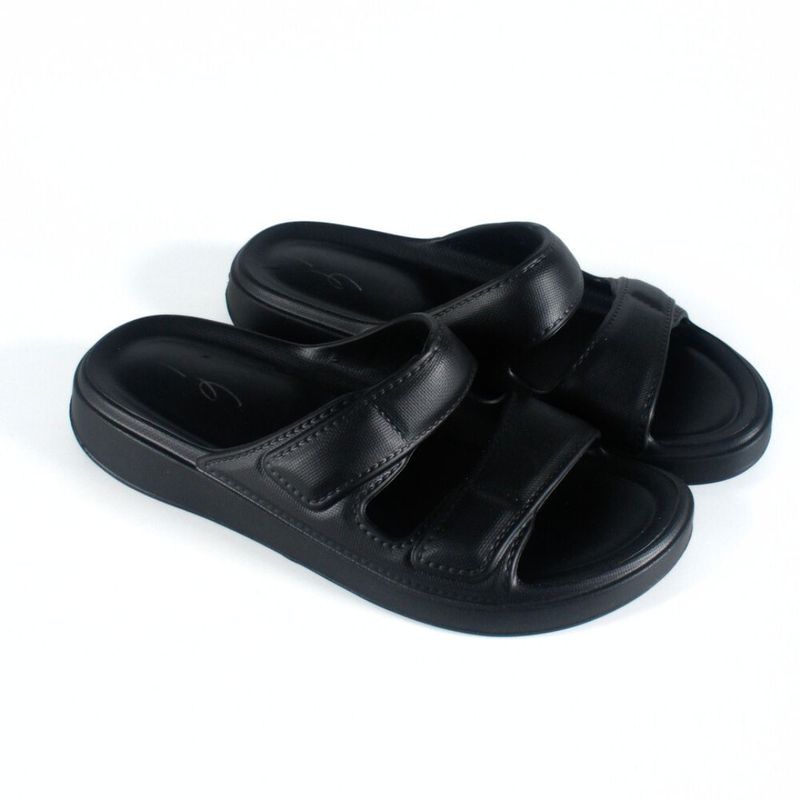 Tamanco-Feminino-Rasteiro-Ortopedico-Piccadilly-Preto